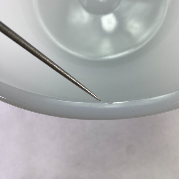 Vintage Glasbake Sunbeam White Glass Mixing Bowl - Picture 9 of 11